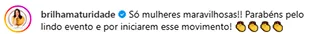Depoimento de participante do Congresso das Virtudes